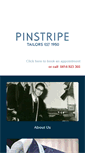 Mobile Screenshot of pinstripetailors.com.au